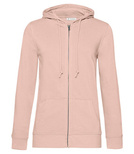 Bluza damska na zamek z kapturem - Organic