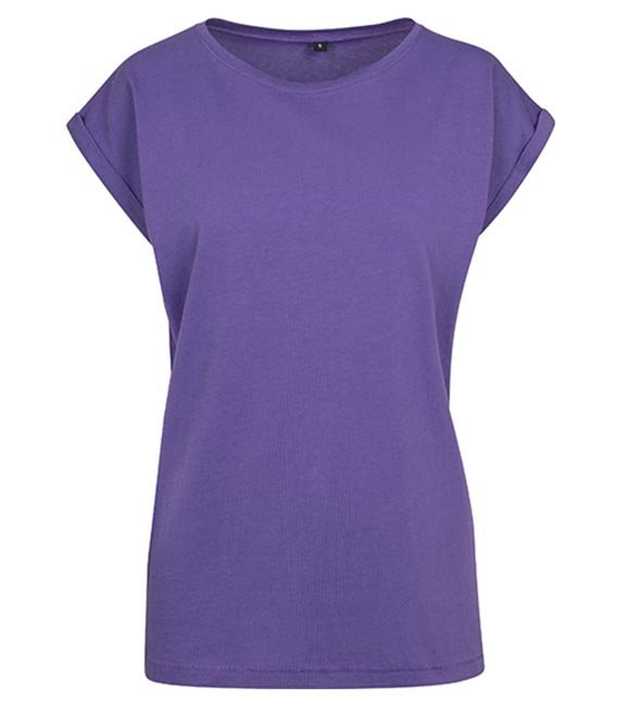 Damska koszulka z przedłużonym ramieniem