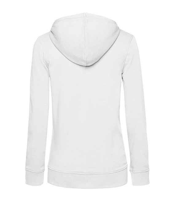 Bluza damska na zamek z kapturem - Organic