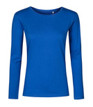 Koszulka damska  okrągłym dekoltem i długim rękawem