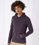 Bluza Unisex na zamek z kapturem Organic