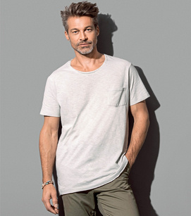 Koszulka z małą kieszenią  Shawn Oversized