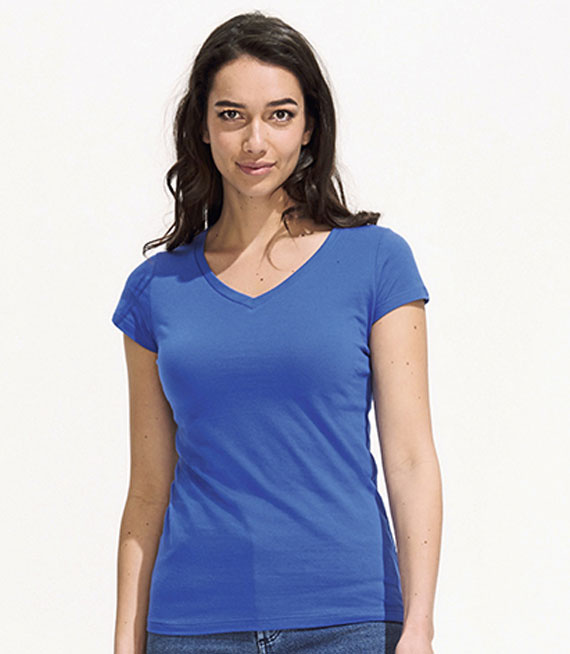 T-Shirt Moon z dekoltem V-neck