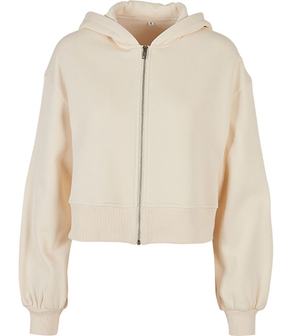 Damska krótka, oversize'owa kurtka zapinana na zamek- do 5XL