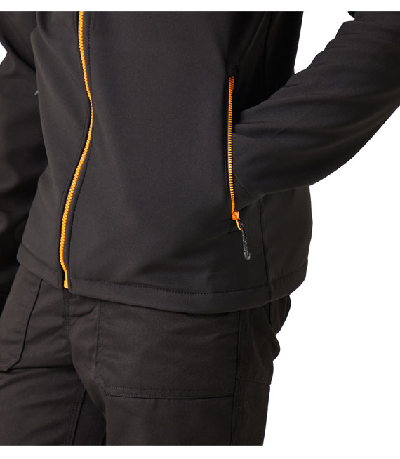 Męska 2-warstwowa kurtka z kapturem - 2-Layer Hooded