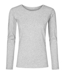 Koszulka damska  okrągłym dekoltem i długim rękawem