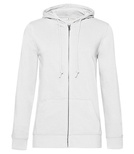 Bluza damska na zamek z kapturem - Organic