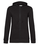 Bluza damska na zamek z kapturem - Organic