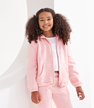 Bluza junior z kapturem na zamek - Oversize Full-Zip Hoodie