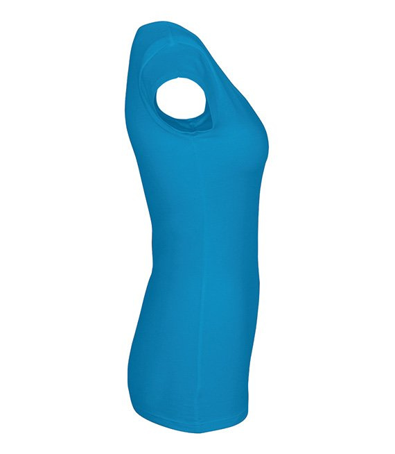 T-shirt damski z okrągłym dekoltem