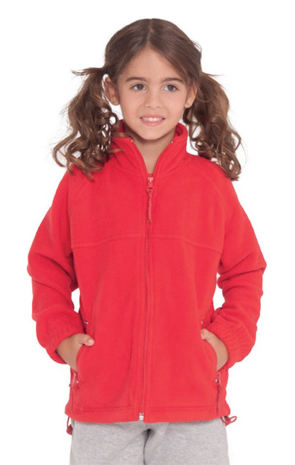 Bluza z polaru dla młodzieży zapinana na zamek