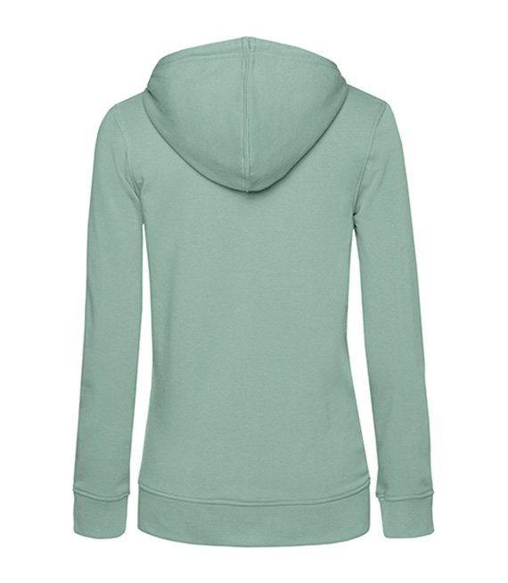 Bluza damska na zamek z kapturem - Organic