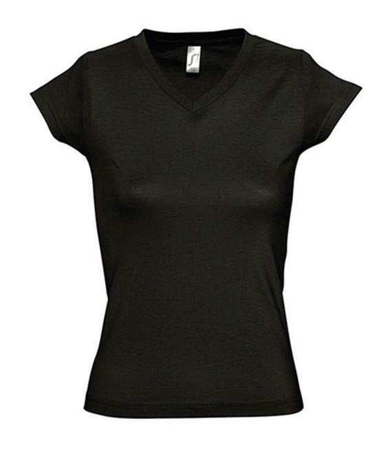 T-Shirt Moon z dekoltem V-neck