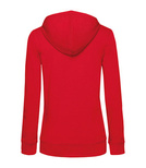 Bluza damska na zamek z kapturem - Organic