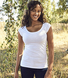 T-shirt damski z okrągłym dekoltem