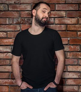 Koszulka męska  Clive Crew Neck