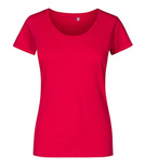 T-shirt damski z dekoltem