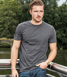 Koszulka męska  - slim długi Round Neck