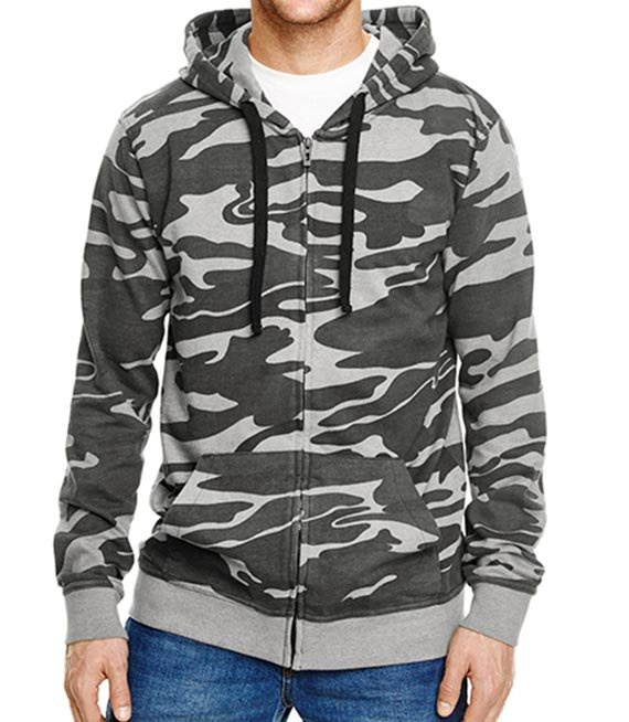 Bluza kangurka Full Zip Camo