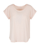 Długa damska koszulka z wydłużonym tyłem 