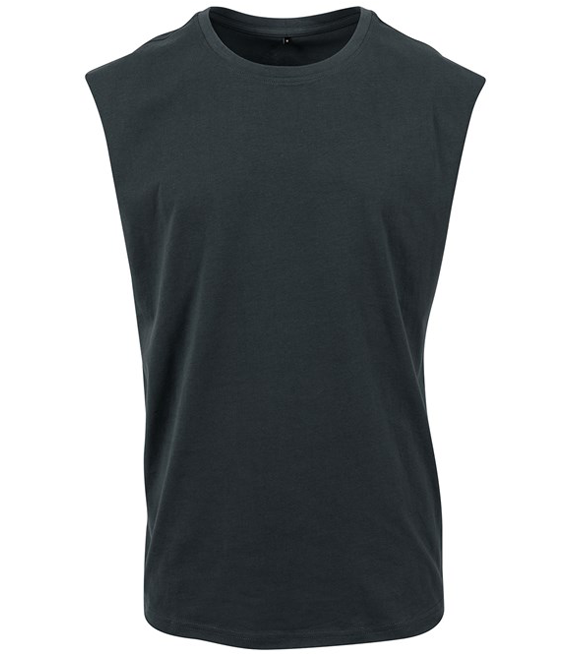 Męska koszulka bez rękawów - do 5XL -Oversize