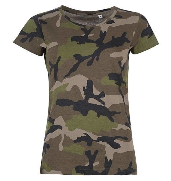 Damska koszulka - Camo