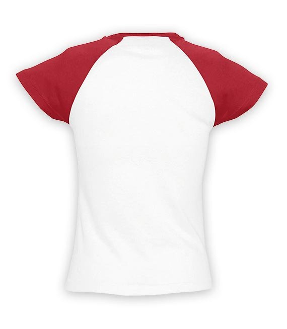 Koszulka damska z rękawem typu reglan