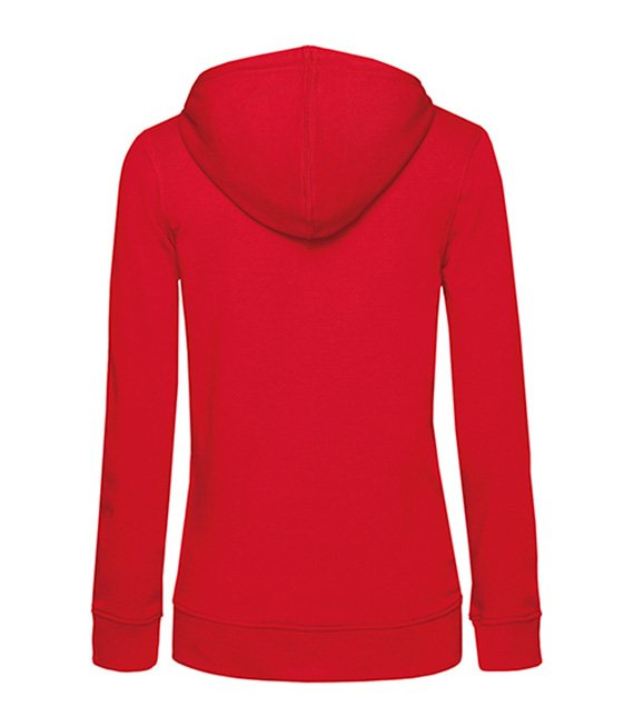 Bluza damska na zamek z kapturem - Organic