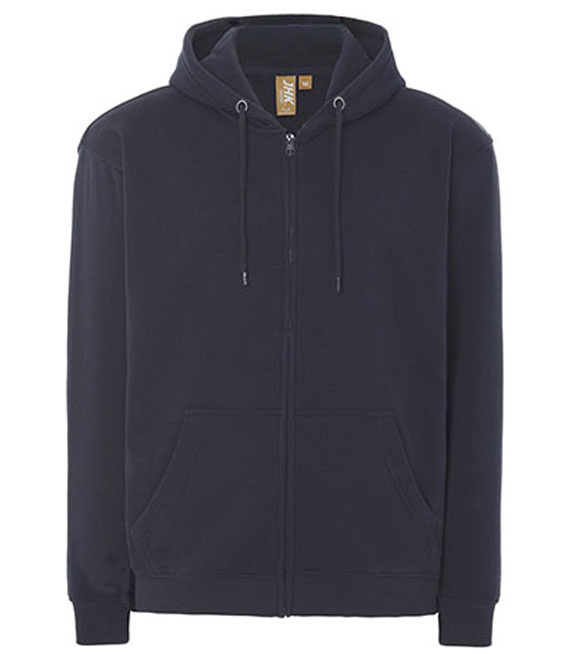 Bluza damska na zamek z kapturem - Organic