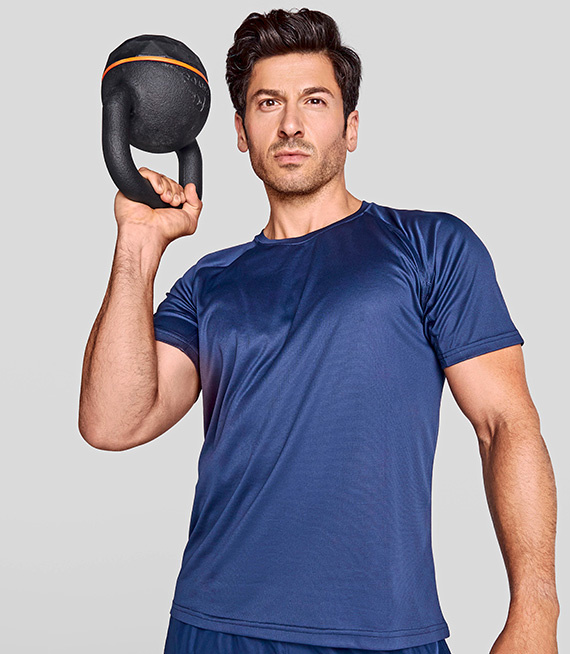 Koszulka sportowa reglan - Men´s Bahrain T-Shirt- biała i czarna do 4Xl