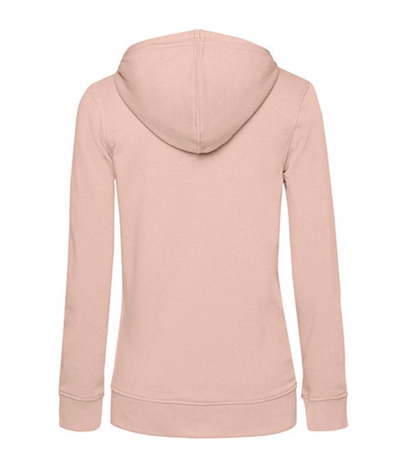 Bluza damska na zamek z kapturem - Organic