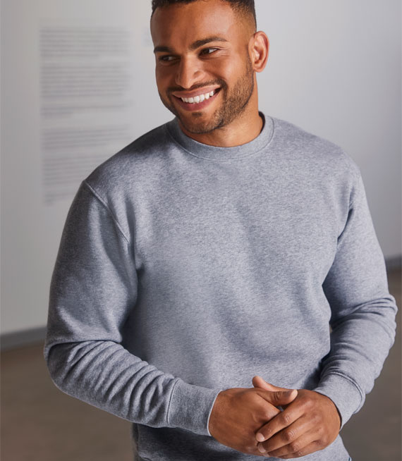 Męska bluza bez kaptura - Authentic Sweat