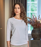 Koszulka damska z  rękawem 3/4