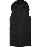 Damska wodoodporna kamizelka z odpinanym kapturem na zamek