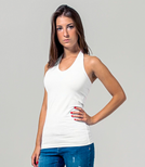 Top wiązany na szyi  z dekoltem z tyłu