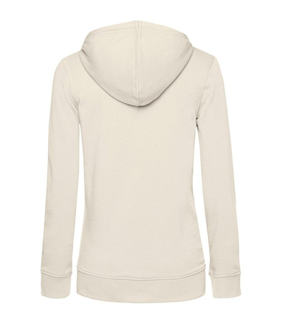 Bluza damska na zamek z kapturem - Organic