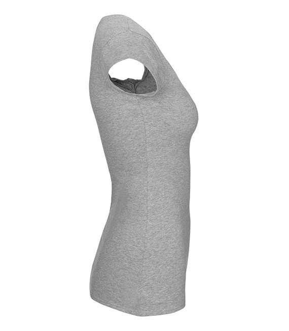 T-shirt damski z okrągłym dekoltem