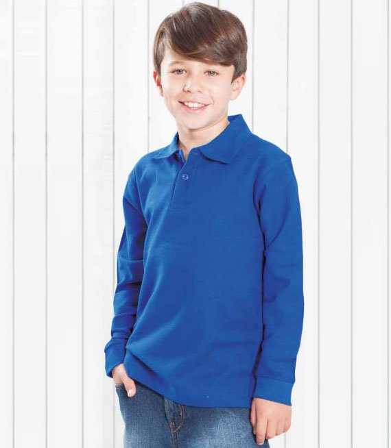 Polo młodzieżowe z długim rękawem