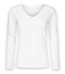 Koszulka damska V-Neck z długim rękawem