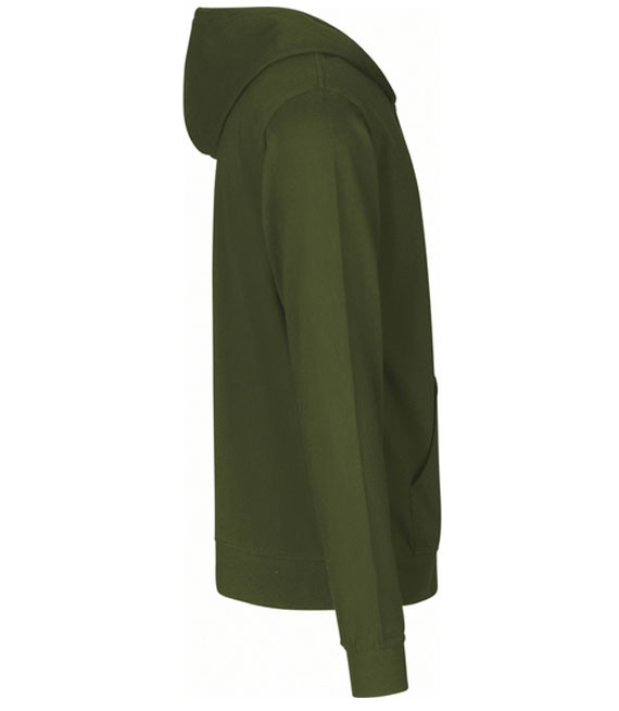 Dżersejowa bluza z kapturem i zamkiem Unisex - Organic