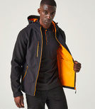 Męska 2-warstwowa kurtka z kapturem - 2-Layer Hooded