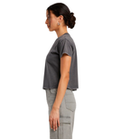 Damska krótka koszulka - Vintage Cropped Tee