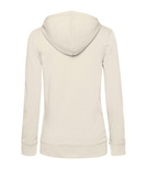 Bluza damska na zamek z kapturem - Organic