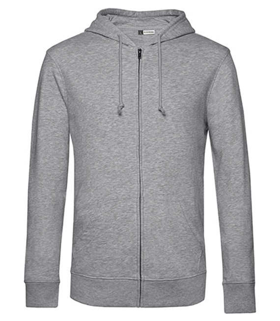 Bluza Unisex na zamek z kapturem Organic