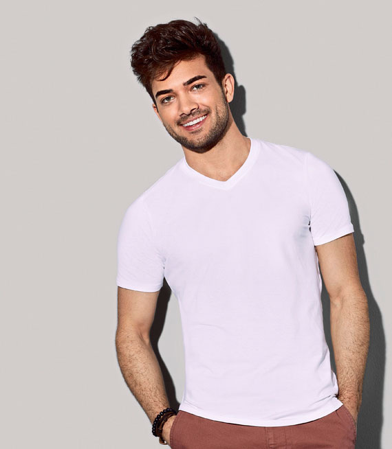 Koszulki Męskie V-neck Clive