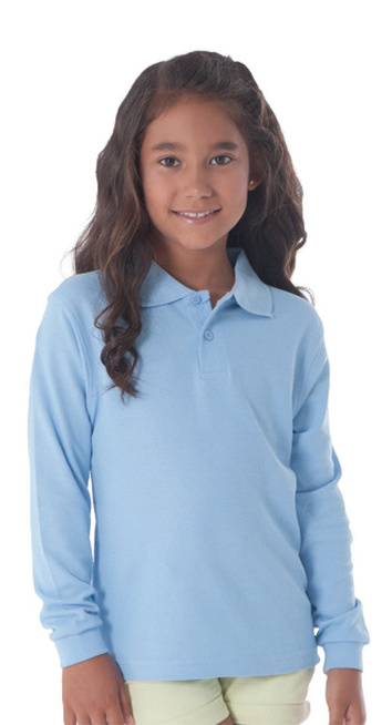 Polo młodzieżowe z długim rękawem