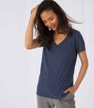 Damska koszulka Triblend V-Neck