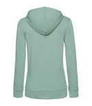 Bluza damska na zamek z kapturem - Organic