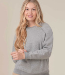 Bluza damska na zamek z kapturem - Organic