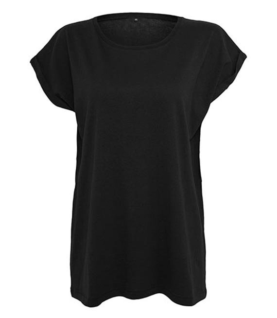 Damska koszulka z przedłużonym ramieniem